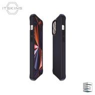 Itskins Hybrid Ballistic Antimicrobial Case for iPhone 13 / 13 Pro / 13 Pro Max - Black / Dark Blue