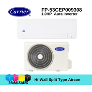 CARRIER FP-53CEP009308 1.0HP Aura Hi-Wall Inverter Split Type Aircon