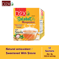 D2X Salabat Mangosteen Ginger Tea with Turmeric and Honey (8g x 12 sachet)
