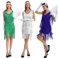 1920S Sling Skirt Nightclub Prom Bar Girl Dress Latin Dance Dress