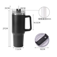 40oz 1200ML แก้วสแตนเลสเก็บความเย็น/ร้อน แก้วมีหูจับ แก้วเก็บอุณหภูมิ 1200ml แก้วขนาดใหญ่