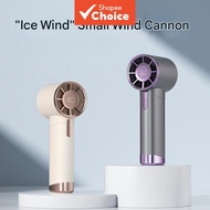 Portable Fn30e Handheld Fan: High-speed, Quiet, Adjustable Speed, Comes with A Free Lanyard and Led 