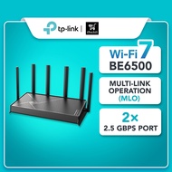 【New】TP-Link WiFi 7 BE6500 Archer BE400 Dual-Band Dual 2.5G Ports Router with EasyMesh HomeShield