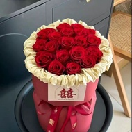 ] Preserved Artificial Flowers for Girlfriend Wife Proposalfrench styleRose Tanabata Birthday Gift