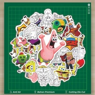 HOT 50 PCS STICKERS Bs Spongebob V6 Stickers Fashion Cars Decal Cool Card Album Custom Vinyl Waterpr