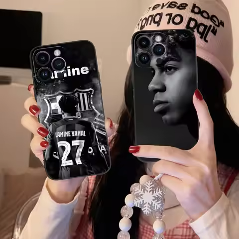 Lamine Yamal Mobile Cell Phone Case for iPhone 15 14 13 12 11 X XR XS 8 7 Pro Max Plus Mini Black So