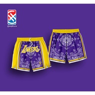 LAKERS BANDANA X HG CONCEPT SHORT Full Sublimation 3D Summer Basketball Shorts
