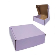 Kardus Packaging Box Kemasan Hampers Ungu Polos Giftbox 30x25x8 cm