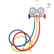 ※☆PK☞Refrigerant Manifold Gauge Set Air Conditioning Tools with Hose and Hook
