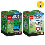 LEGO 40626, 40625 Brickheadz Minecraft Zombi and Llama (Condtion as Photo Show)