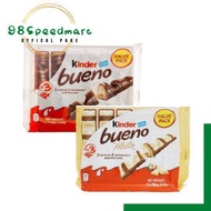 [98] Kinder Bueno (Choco/White) Bars (T2x3) FlowPack 129gm