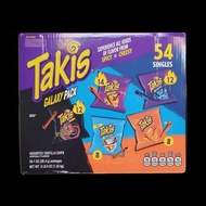 Takis Galaxy Pack Assorted Flavored Tortilla Chips 什錦風味玉米片 一盒54小包 (1 oz x 54 ct)