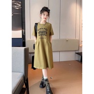 D05 Latest Simple Korean Style Teenage Dress