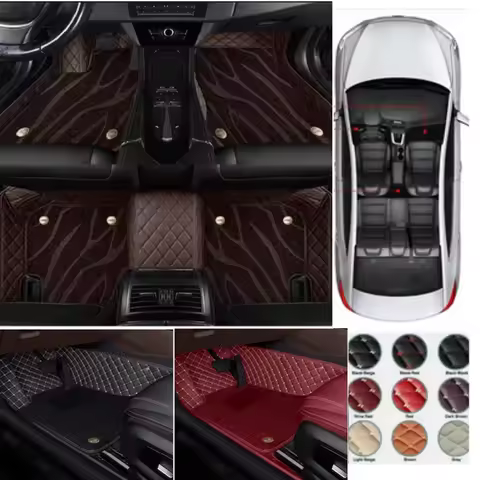 Custom Double Layer For Lexus LS LS350 LS400 LS460 LS500 LS500h LS600h Car Floor Mat Auto Carpet Acc
