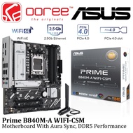 ASUS PRIME B840M-A WIFI-CSM DDR5 D5 AM5 MOTHERBOARD COMBO PROCESSOR RYZEN 5 7500F / RYZEN 7 7800X3D 