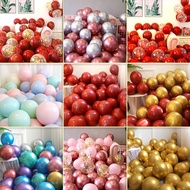 10Pcs 10 INCH Chrome Metallic Balloon Thicken Latex matte Balloons Birthday Party Wedding Anniversar