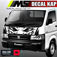 Decal Sticker Striping Variasi Kap/Kabin New Suzuki Carry Pickup - Decal Kabin Depan New Suzuki Carr