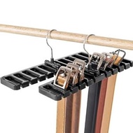 DENISASAA 領帶收納架 - 附 10 個插槽，可調整 360 度旋轉掛鉤，可整理皮帶和領帶，節省衣櫃空間。
