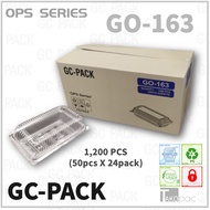 GO-163 OPS Plastic Tray with Lock (BULK 1,200pcs±)Bakery Roti Sosej Hot Dog Tray / BENXON OPS 163 / 
