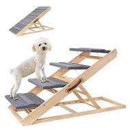 Multifunctional dog climbing ladder Foldable pet step ladder Pet ramp ladder Reinforced non-slip