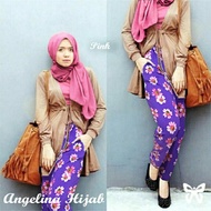 Baju Muslim Wanita Size L Terbaru Hijab Set 4in1 Angelina Flow