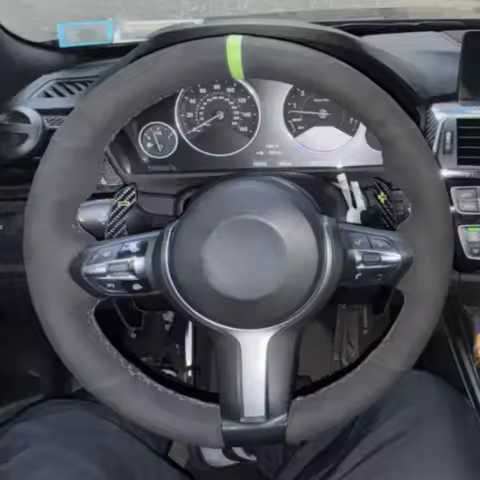 Hand Stitched Suede F06 F10 F15 F16 F20 F21 F25 F30 F32gt F80 F82 X1 X3 x5 Accessories Car Steering 