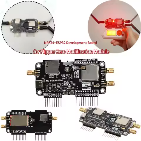 for Flipper Zero Modification Module NRF24+ESP32 Development Board 2.4G High Gain CC1101 Support NRF