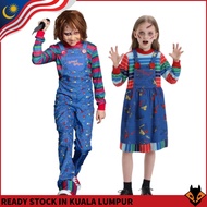 Kids Chucky Costume | Horror Doll Dress for Halloween & Cosplay Party