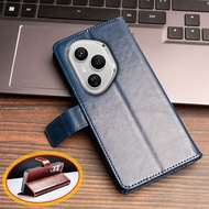 For Huawei Honor 400 Pro DNP-NX9 DNY-NX9 Vintage Classic Leather Wallet Case Flip Notebook Cover Mag