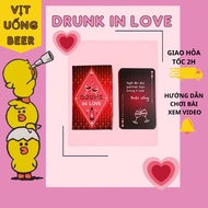 Drunk in Love beer deck - For 55 Game cards - Vietnamese deck - Board Game bag