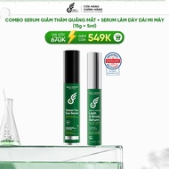 Combo Serum to Reduce Dark Circles 15g + Eyelash Lengthening Serum 5g - DAILY EFFECT