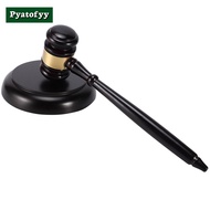 Wooden judges gavel auction hammer with sound block for attorney judge auction handwork