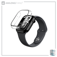 AMAZINGTHING Radix FullGuard Glass with Case for Apple Watch Series 10 42mm/46mm - Transparent/ Blac