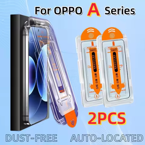 2PCS HD Tempered Glass Screen Protector for OPPO A1 A2 A3 A5 A7 A9 A35 A52 A53 A55 A56 A57 A58 A74 A