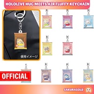 Hololive Official Keychain Hololive JP EN Fubuki Calliope Gura Amelia Watson Ina Kiara Keychain Gura