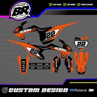 DECAL STIKER KTM 85 2020 - KTM 250 2017 - KTM 250 22 - KTM 85 2014-2016 - PREMIUM FULLBODY CUSTOM202