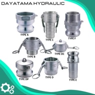 Camlock 2" INCH STAINLESS 316/CAMLOCK 200 TYPE ABCDEF DC DP - A