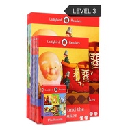 UK LADYBIRD READERS LEVEL 3 with 18 books + 66 flash cards