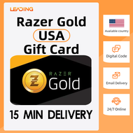 Razer Gold USA Gift Card Direct Top-Up EPIN  Code(USD) ⚡ Gold coin card United States⚡USA Razer Top-