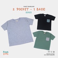 ￼BELI 2 GRATIS 1 | 2 Kaos Pocket + 1 Kaos Polos Anak