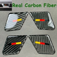 Bright 3D Real Carbon Fiber Inner Door Wrist Patch With German Standard 08-14 W204 C250 C300 C63