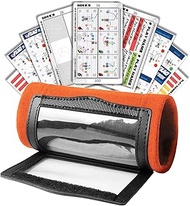 1NMORE 5v5, 7v7 Football Wristbands with Playbook System, Quarterback Wrist Coach for Youth, Flag Fo