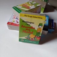 Boardbook BOARD BOOK APE FLASHCARD Flash Card (ABJAD ANGKA HURUF HIJAIYAH WUDHU SHALAT) MAC