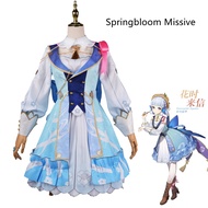 Kamisato Ayaka Cosplay Game Genshin Impact Springbloom Missive Ayaka Skin Costume Game