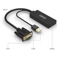 Cáp chuyển VGA qua HDMI Unitek V112ABK