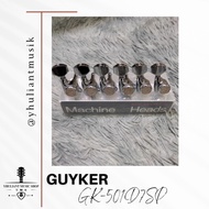Guyker tuning machine head Locking inline R 6 chrome