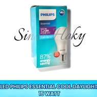PUTIH Philips ESSENTIAL LED BULB 15w 15watt White 1 Year Warranty