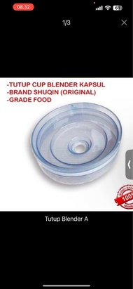 Tutup Blender Capsule Cutter Quatre Tutup Blender daging tutup Chopper 2 literBlender Kapsul Sealing