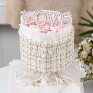 Birthday Cake Decoration Accessories, fabric cake decoration, 75cm long, 30cm high