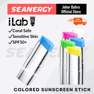 iLab Max-Spectrum Colored Sunscreen Stick SPF50+ PA+ Coral Safe Scuba Diving Freediving Snorkelling